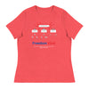 Lovers of The Constitution of The United States of America | Women's Relaxed T-Shirt - Heather Red