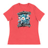 Winter Flowers | Women's Relaxed T-Shirt - Heather Red