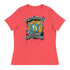 Love Bitcoin, Hate Tyranny | Women's Relaxed Fit T-Shirt - Heather Red