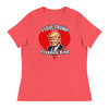 I Love Trump - Donald Trump | Women's Relaxed T-Shirt - Heather Red