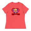 I Love Trump | Women's Relaxed T-Shirt - Heather Red