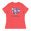 I Love Freedom Kind | Women's Relaxed T-Shirt - Heather Red