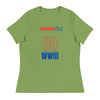 No WWIII T-shirt | Women's Relaxed T-Shirt - Leaf