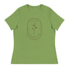 1776 Simple Flower | Women's Relaxed T-Shirt - Leaf