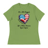 It's All Rigged Let's Make America Great Again | Women's Relaxed T-Shirt - Leaf