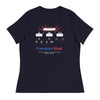 Lovers of The Constitution of The United States of America | Women's Relaxed T-Shirt - Navy