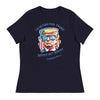I'm Voting For Trump Sorry Not Sorry - Donald Trump | Women's Relaxed T-Shirt - Navy