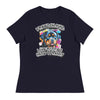 Love Rotties, Hate Tyranny | Women's Relaxed T-Shirt - Navy