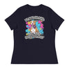 Love Pits, Hate Tyranny | Women's Relaxed T-Shirt - Navy