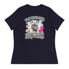 Love Frenchies, Hate Tyranny | Women's Relaxed T-Shirt - Navy