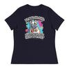 Love Frenchies, Hate Tyranny | Women's Relaxed T-Shirt - Navy