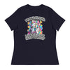 Love Bulldogs, Hate Tyranny | Women's Relaxed T-Shirt - Navy