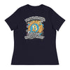 Love Bitcoin, Hate Tyranny | Women's Relaxed Fit T-Shirt - Navy