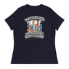Love Baltimore, Hate Tyranny | Women's Relaxed T-Shirt - Navy