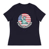 Freedom Kind Statue of Liberty | Women's Relaxed T-Shirt - Navy