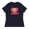 I Love Trump | Women's Relaxed T-Shirt - Navy