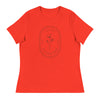 1776 Simple Flower | Women's Relaxed T-Shirt - Poppy