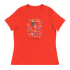 Stay Free | Women's Relaxed T-Shirt - Poppy