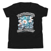 Winter Flowers | Freedom Kind Youth Short Sleeve T-Shirt - Black