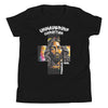 Unwavering Christian Jesus Cross 01 | Freedom Kind Youth Short Sleeve T-Shirt - Black