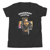 Unwavering Christian Jesus Cross 01 | Freedom Kind Youth Short Sleeve T-Shirt - Dark Grey Heather