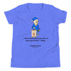 Joe Biden I Don't Know About You, But I'm Gonna Go To Bed - Freedom Kind Youth Short Sleeve T-Shirt - Heather Columbia Blue