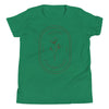 1776 Simple Flower | Kids Short Sleeve T-Shirt - Kelly