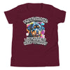 Love Rotties Hate Tyranny | Freedom Kind Youth Short Sleeve T-Shirt - Maroon