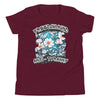 Winter Flowers | Freedom Kind Youth Short Sleeve T-Shirt - Maroon
