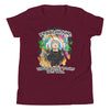 Janet-Yellen burning bonds and money gunning the world | Freedom Kid Youth Short Sleeve T-Shirt - Maroon