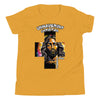 Unwavering Christian Jesus Cross 01 | Freedom Kind Youth Short Sleeve T-Shirt - Mustard