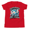 Winter Flowers | Freedom Kind Youth Short Sleeve T-Shirt - Red