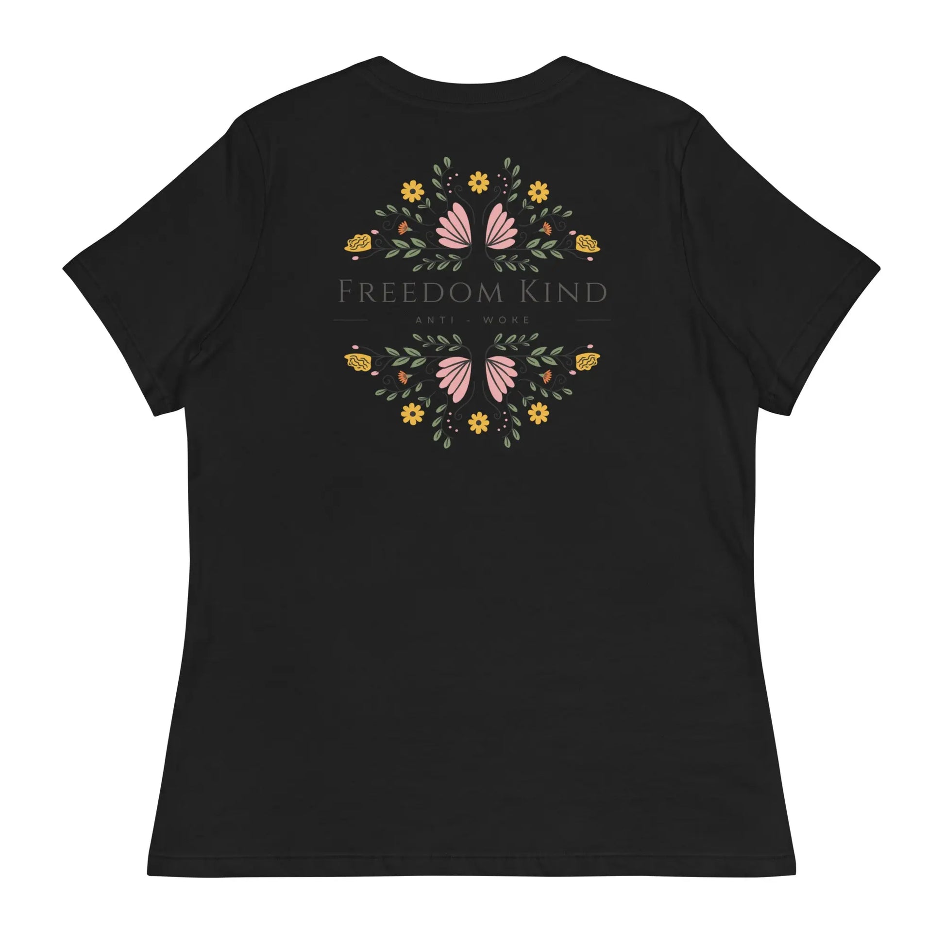 Freedom Kind Anti - Woke Women's Relaxed T-Shirt - Image #3