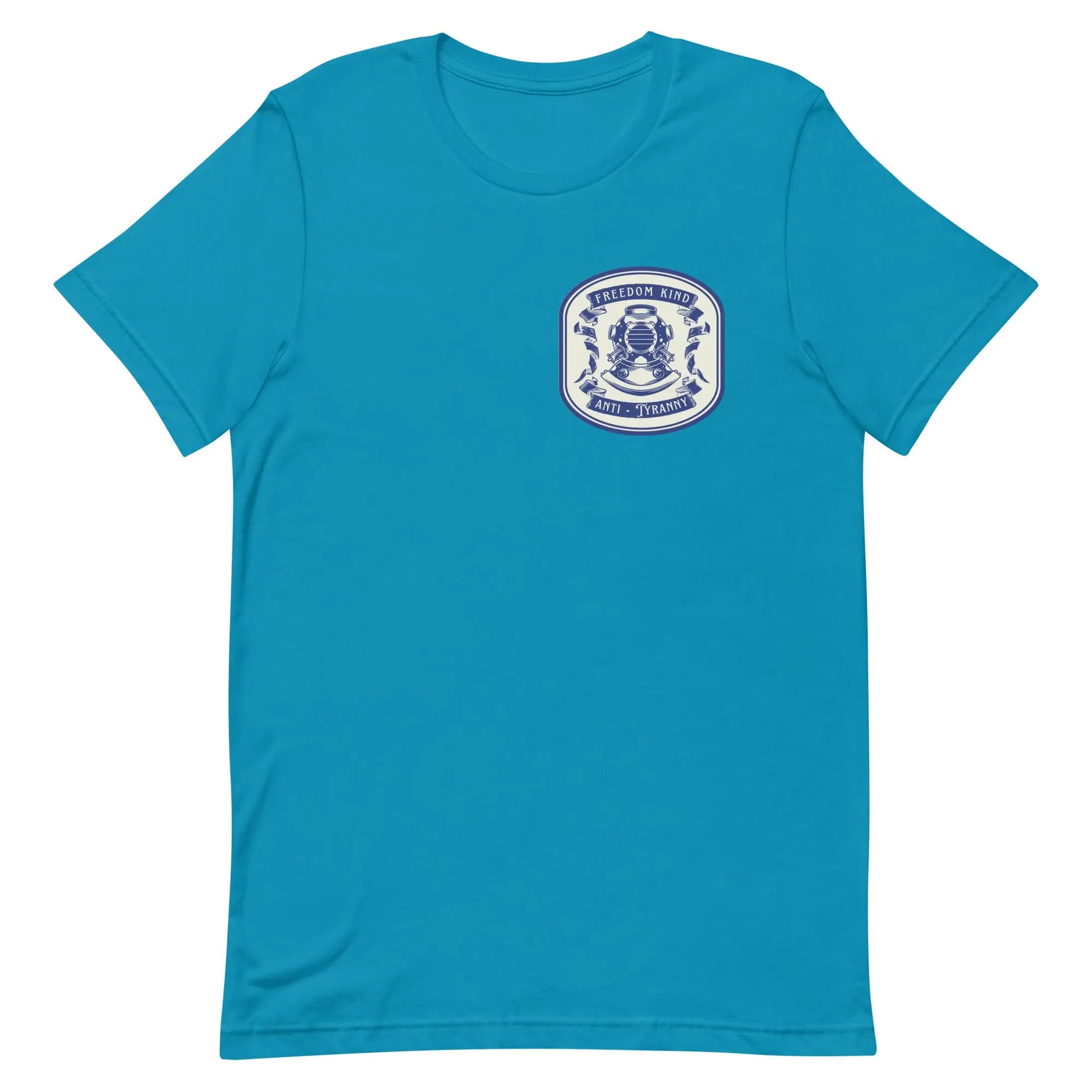 Freedom Kind Anti - Tyranny Vintage Scuba Logo T-shirt - Image #12