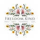 Anti-Tyranny Floral Logo Bubble-free Stickers | Freedom Kind - Image #1