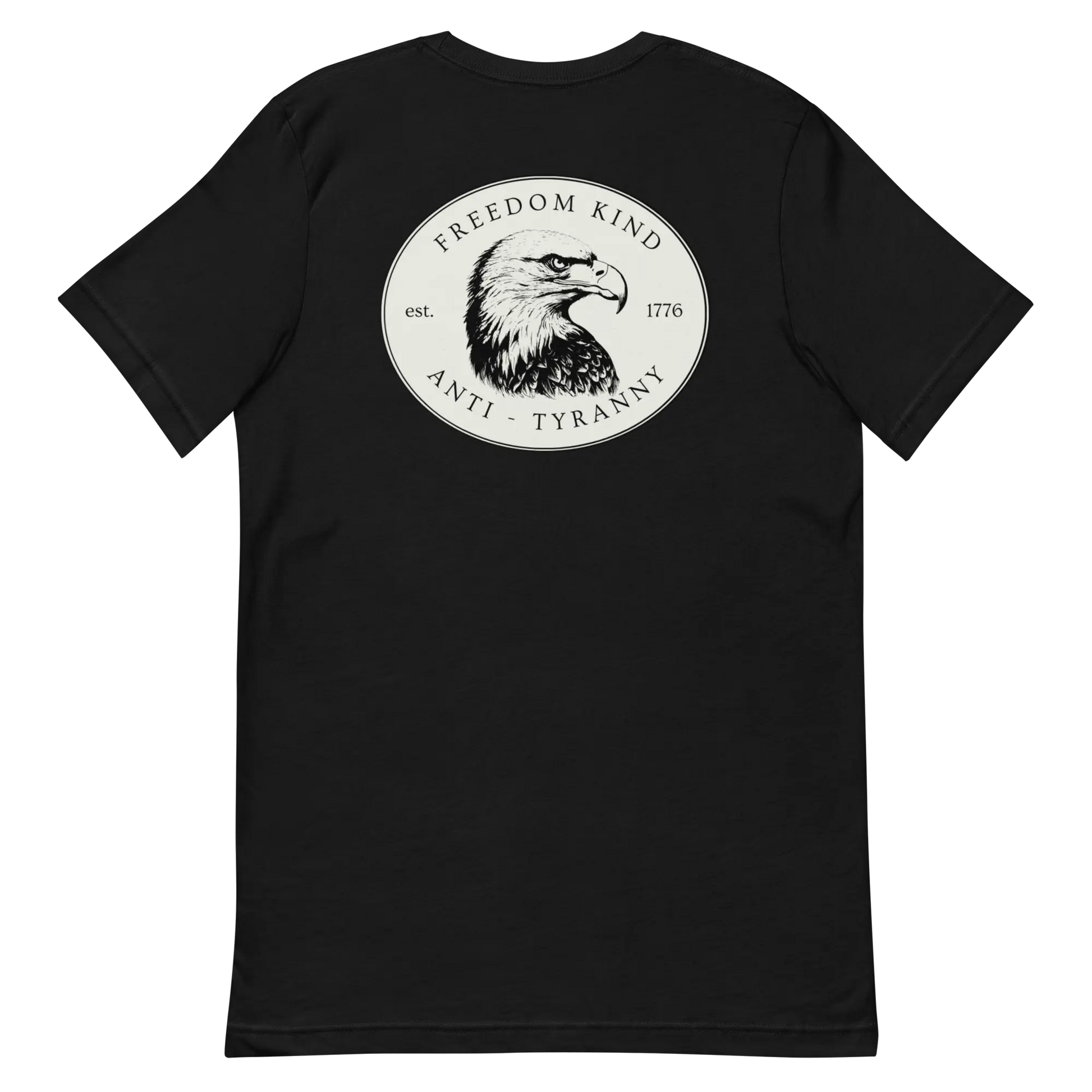 Freedom Kind Bald Eagle Logo Unisex t-shirt - Image #5
