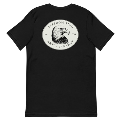 Freedom Kind Bald Eagle Logo Unisex t-shirt - Image #5
