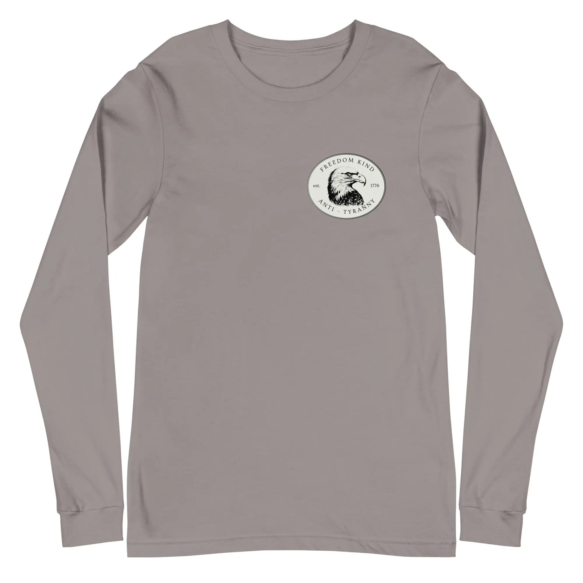 Freedom Kind Bald Eagle Logo Long Sleeve Tee - Image #25