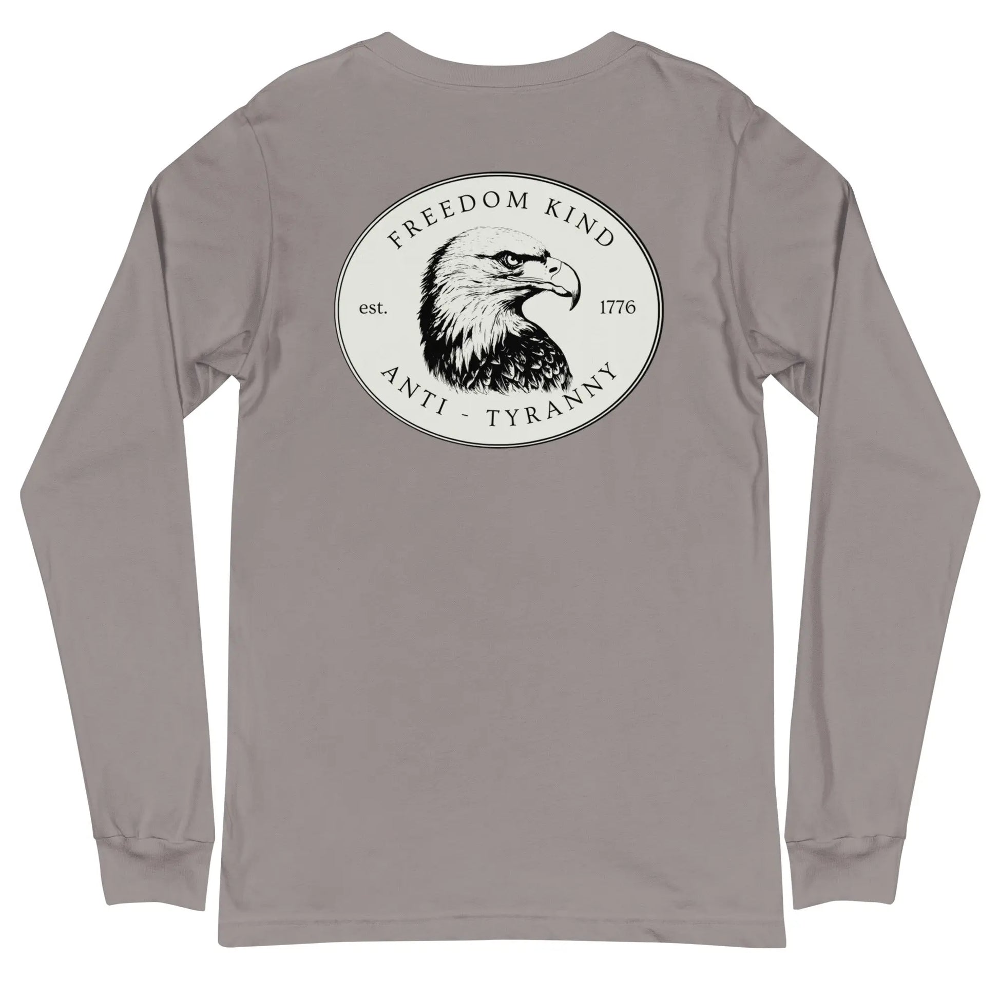 Freedom Kind Bald Eagle Logo Long Sleeve Tee - Image #26