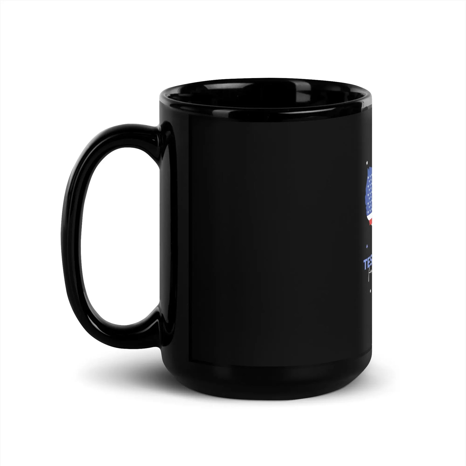 Black Glossy Mug: Tested Positive For Freedom | Freedom Kind - Image #4