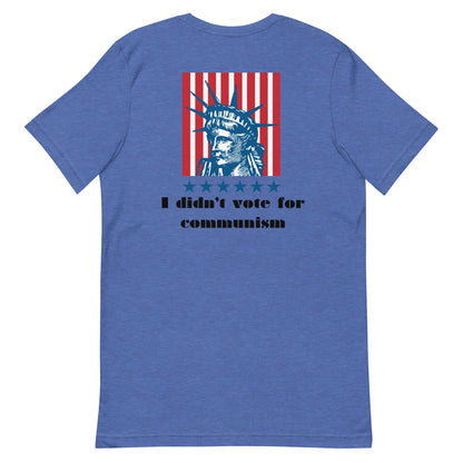 I Didn't Vote For Communism' T-shirt | Freedom Kind Apparel - Image #1