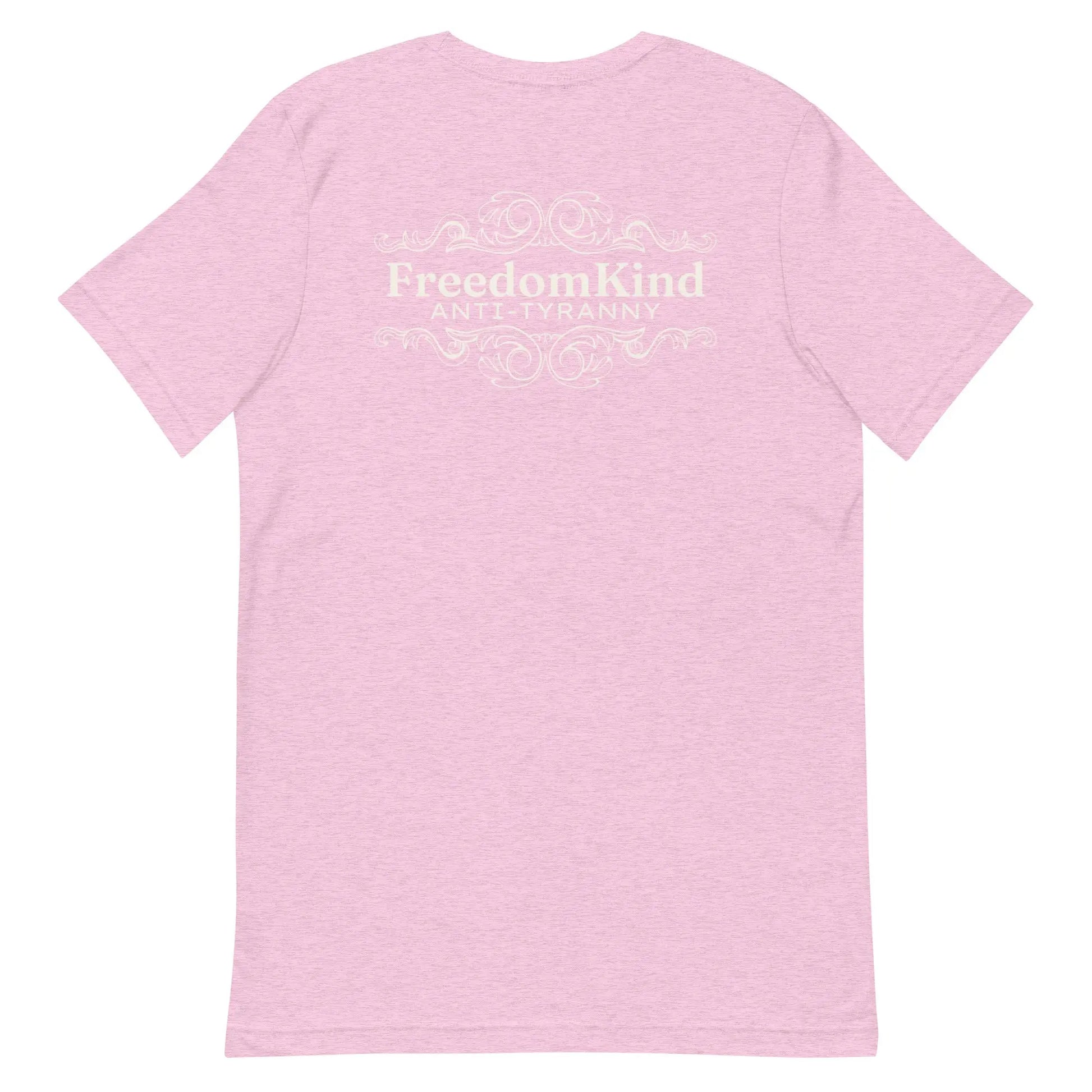 Freedom Kind Anti - Tyranny Scroll Logo T-shirt - Image #20