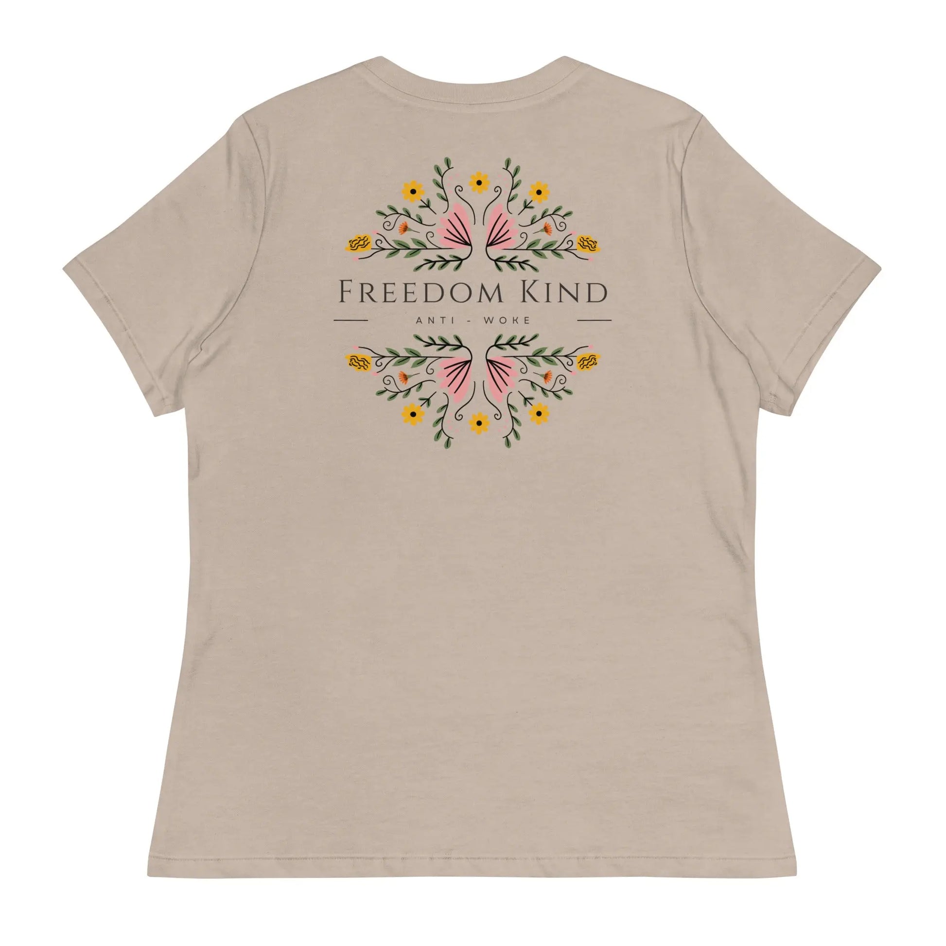 Freedom Kind Anti - Woke Women's Relaxed T-Shirt - Image #1