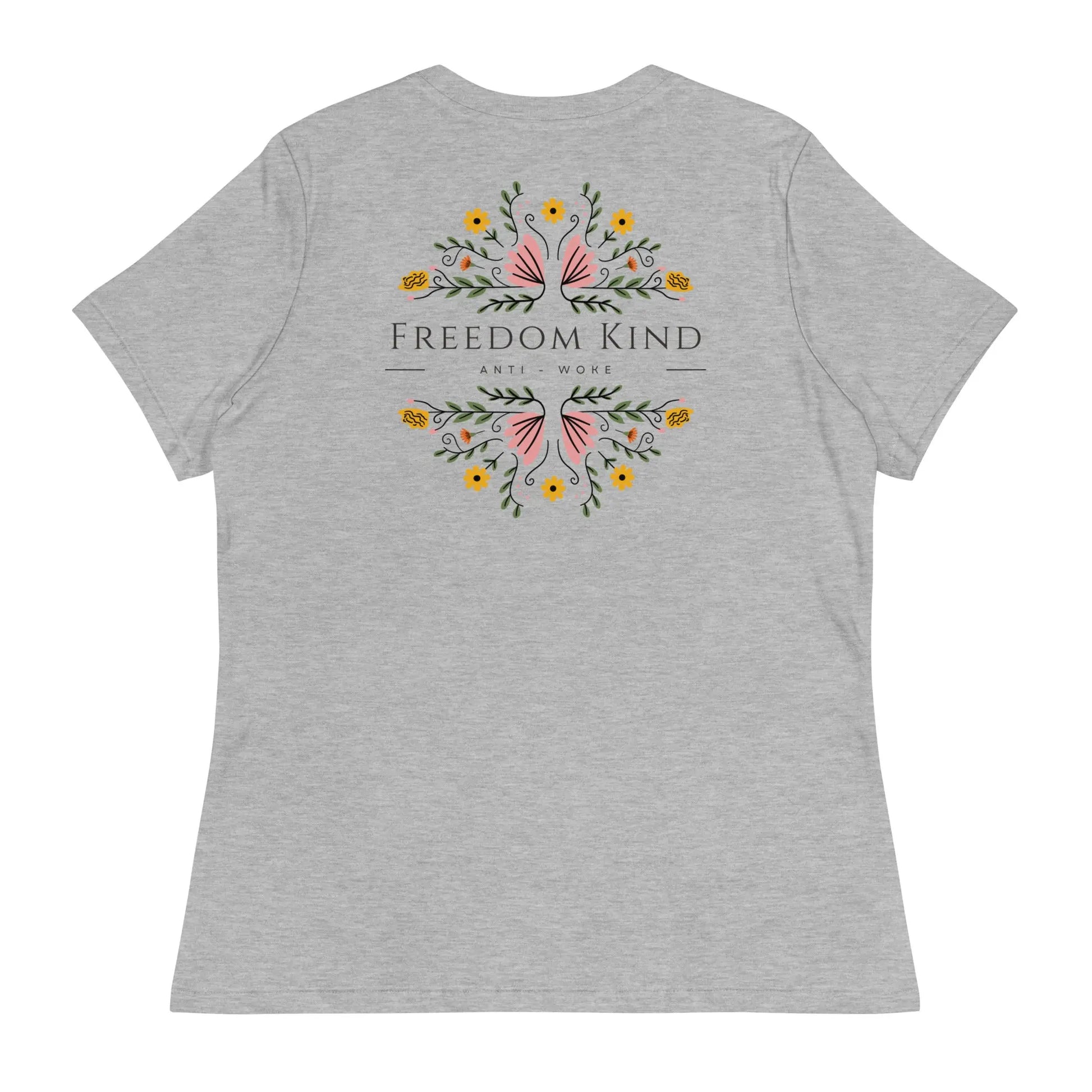 Freedom Kind Anti - Woke Women's Relaxed T-Shirt - Image #21