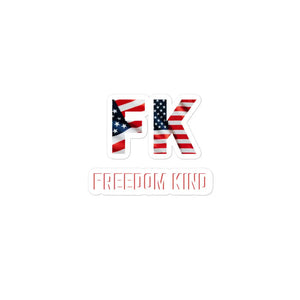 FK Freedom Kind Logo | Bubble-free Stickers - Image #2