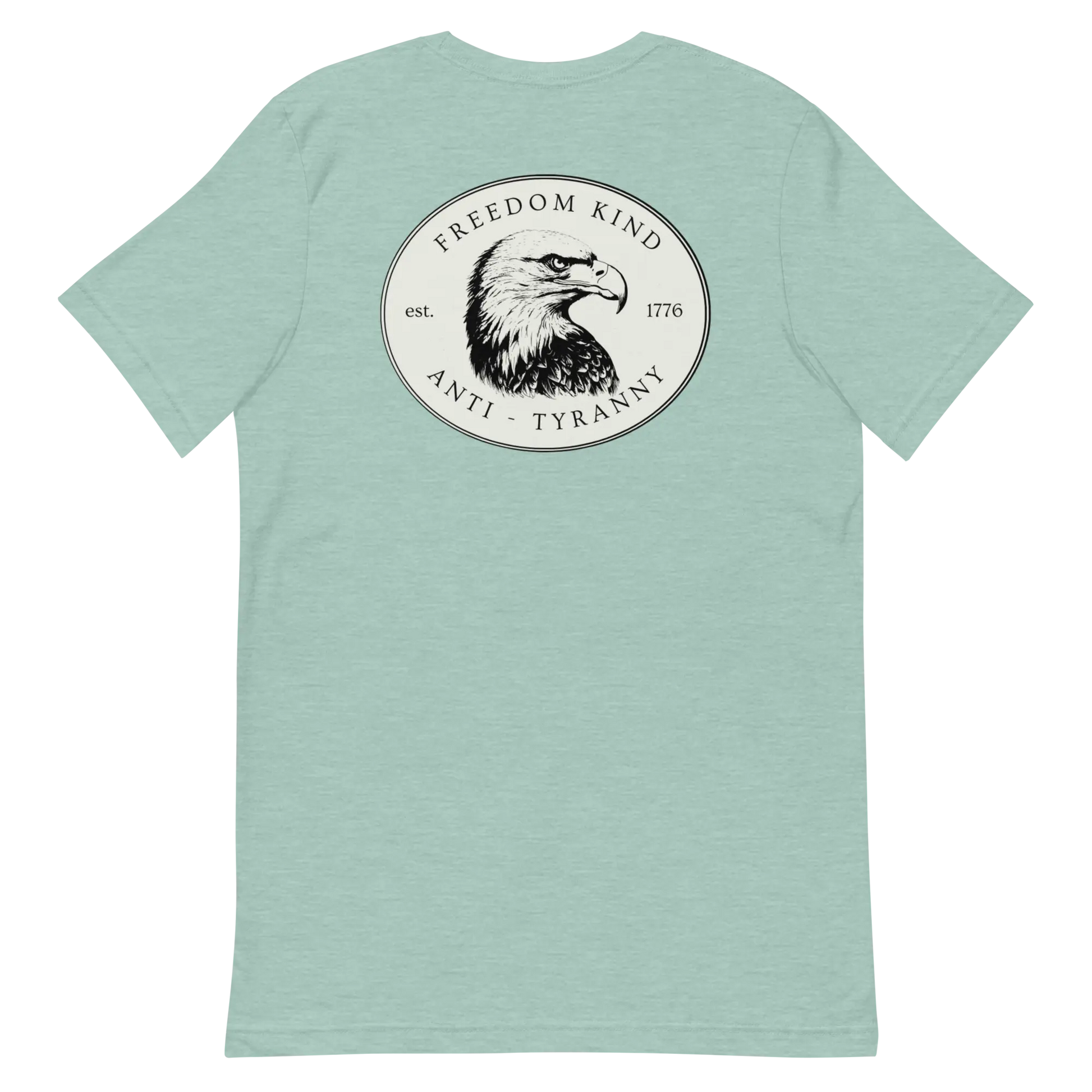Freedom Kind Bald Eagle Logo Unisex t-shirt - Image #11