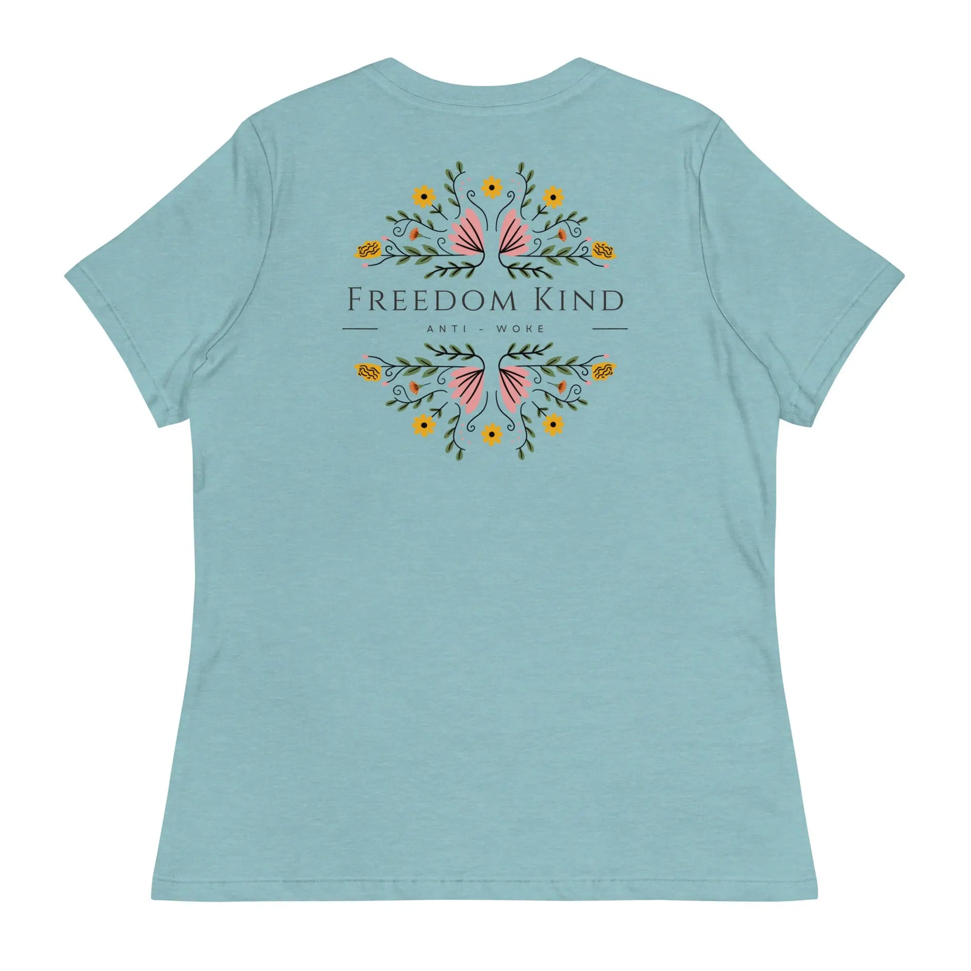 Freedom Kind Anti - Woke Women's Relaxed T-Shirt - Image #19