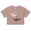 Anti- Tyranny Rose | Women's Crop Top - Hazy Pink