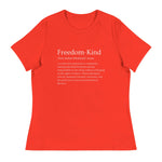 Freedom Kind Definition Women's Relaxed T-Shirt - Image #4