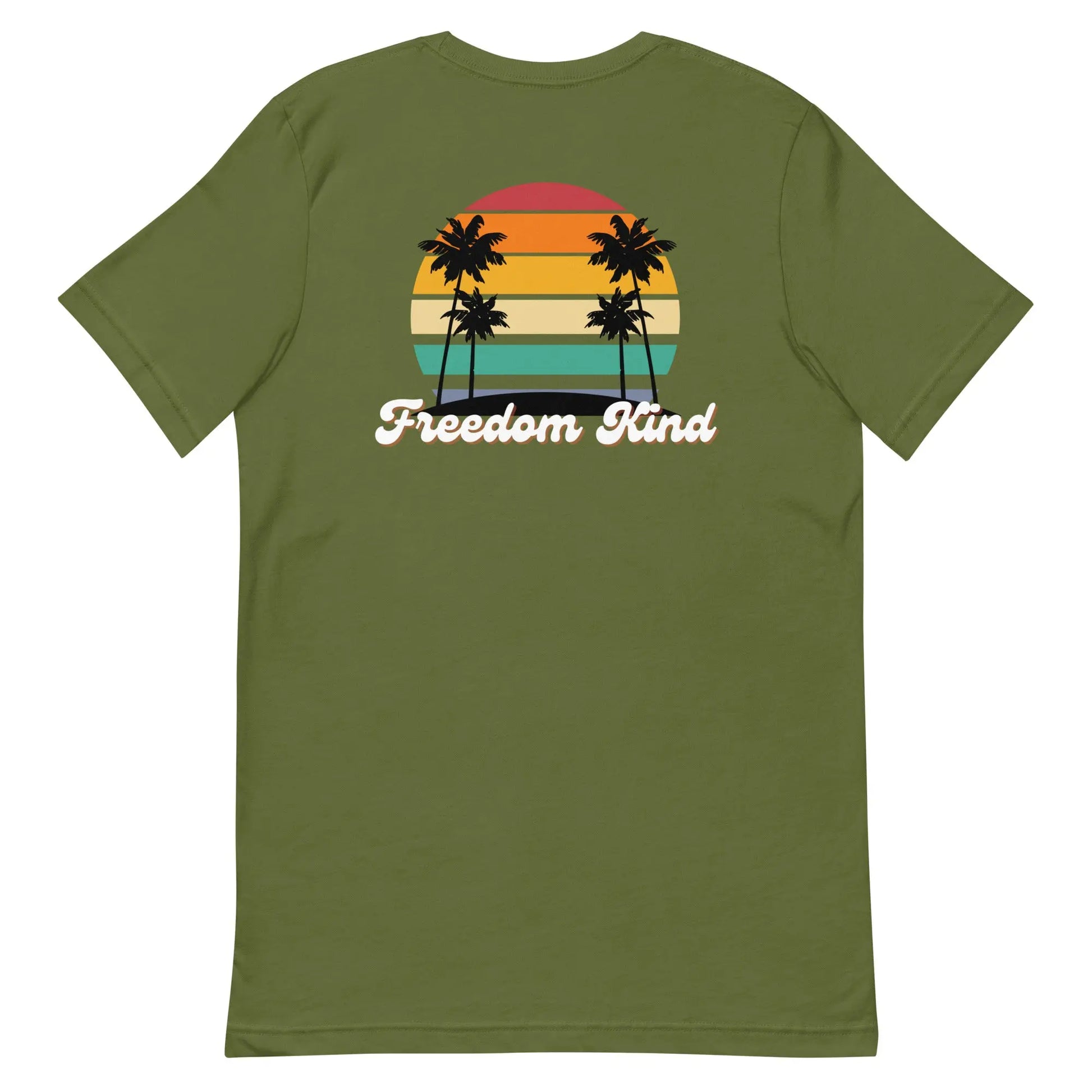 Freedom Kind Beach Sunset T-shirt - Image #3
